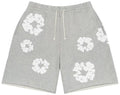 Denim tear shorts